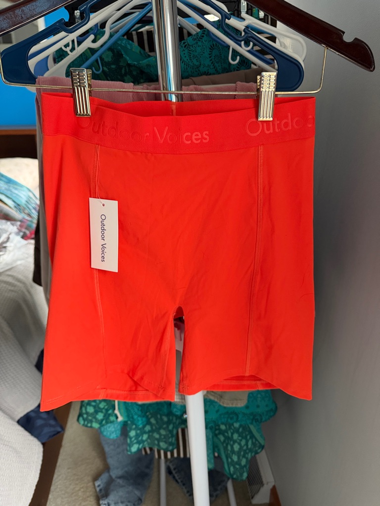 Outdoor Voices Bright Orange Performance Shorts